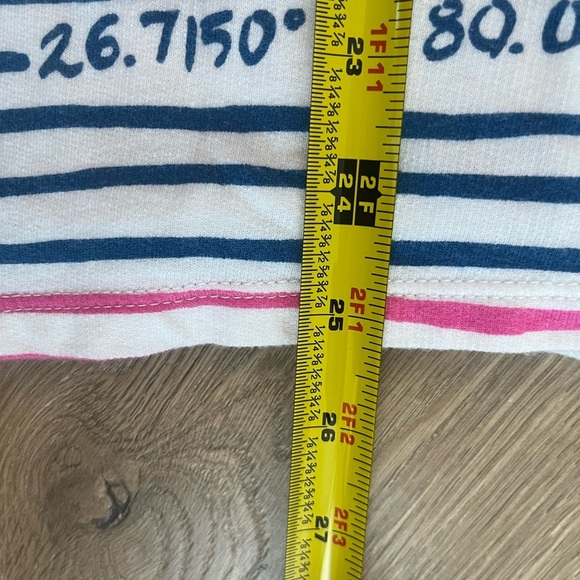 Lilly Pulitzer Stripe Modal Cotton Loose Fit Pullover Size Small - Picture 9 of 11